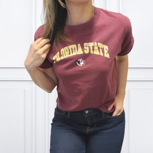 Vintage 90s Oversized Boxy Boyfriend Florida State University T shirt
